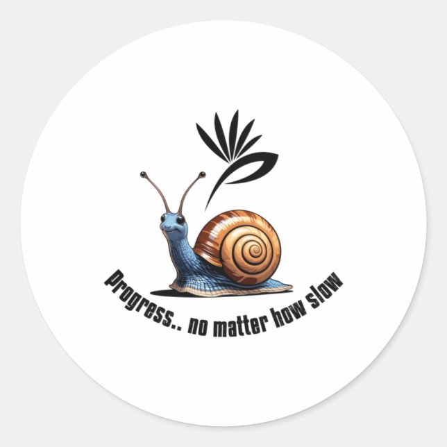 Progresso... não como o adesivo lento (Frente)