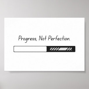 Progresso Não Perfeição - Poster Art