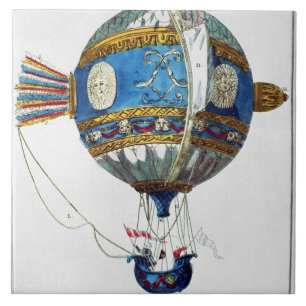 Projete para um balão de ar quente com um diâmet