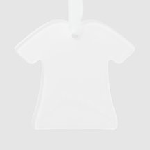 Projete seu próprio camiseta acrílica ornamento