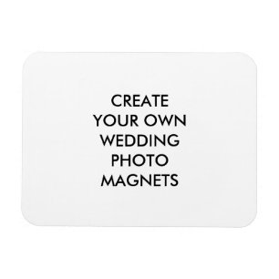 Projete seu próprio ímã da foto do casamento