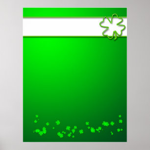 Projete seu próprio poster - dia do St. Patricks