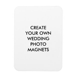 Projete seus próprios ímãs da foto do casamento