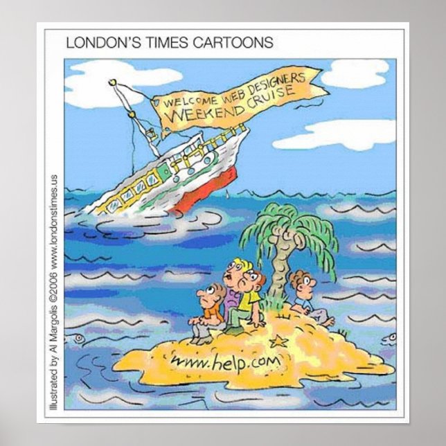 Projetistas da Web Terror Posters Engraçados de En (Frente)