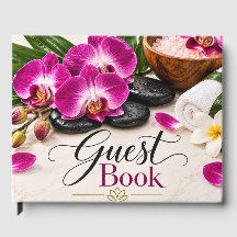 Projeto de Livro de Visitas do Spa Orquídea Roxa E