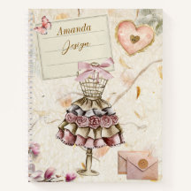 Projeto personalizado de costura de papel de amora