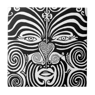 Projeto tribal maori antigo do tatuagem de Moko