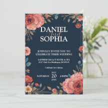 Projetos de Convites de Casamento Elegantes - Cele