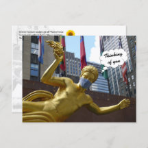 Prometeu, pensando em você - cartão postal