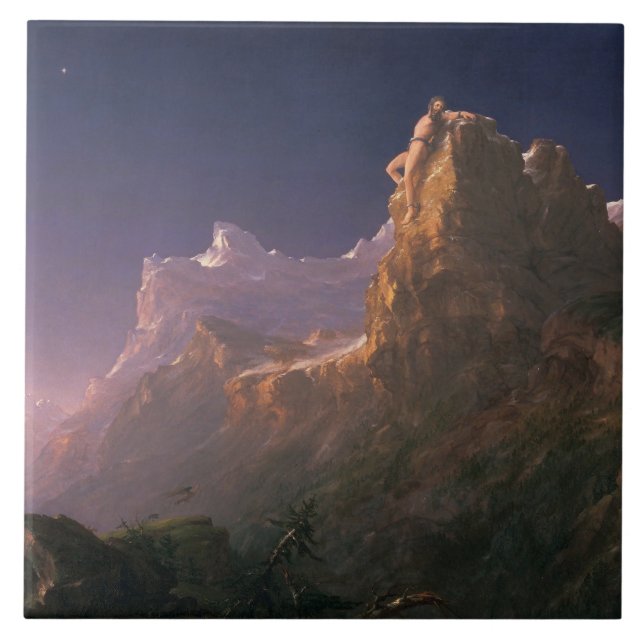 Prometheus Bound (por Thomas Cole) (Frente)
