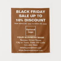 Promoção de Black Friday de Negócios em Tapeçaria