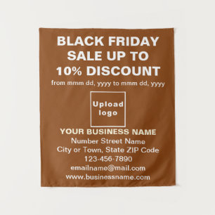 Promoção de Black Friday de Negócios em Tapeçaria