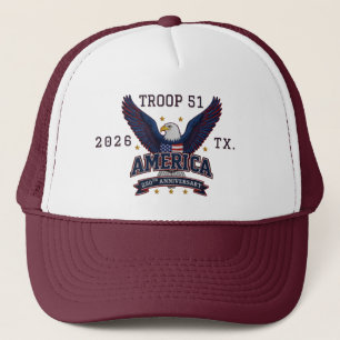 Promoção de bonés personalizados do grupo do dia 4