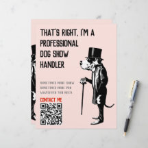 Promoção de Manipulador de Cães Ilustração do Gran