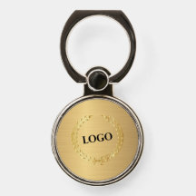 Promocional de logotipo comercial Dourado