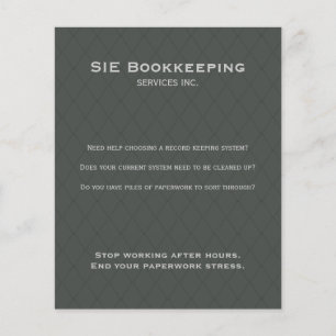 PROMOCIONAL DE NEGÓCIOS FLYER simplesmente cinza 