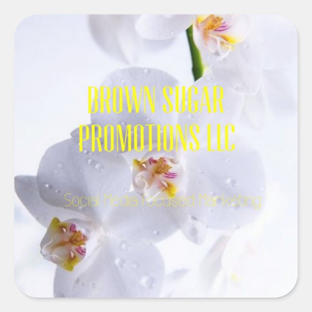 Promoções de Açúcar Castanho Adesivos LLC 01 (Frente)