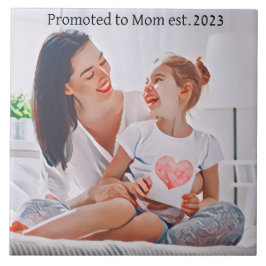 promoted to Mom est.2023 Photo art