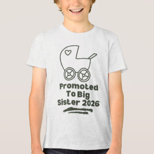 Promovida a Irmã Mais Velha 2026 Retro Baby