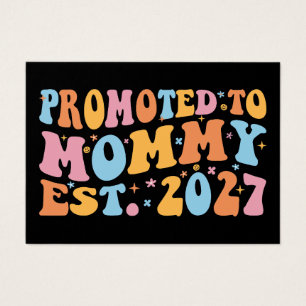 Promovida a Mamãe Est 2027 Anúncio de Nova Mamãe