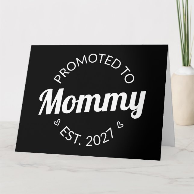 Promovida a Mamãe Est 2027 Anúncio de Nova Mamãe I (Frente)