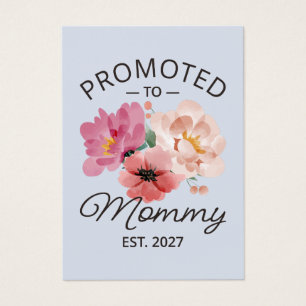 Promovida a Mamãe Est 2027 Anúncio de Nova Mamãe V