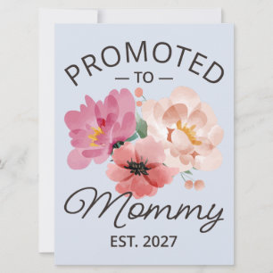 Promovida a Mamãe Est 2027 Anúncio de Nova Mamãe V