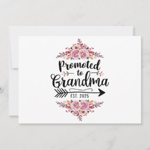 Promovido À Avó 2025 Anúncio De Gravidez