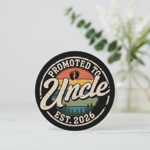 Promovido a Tio Est 2026 Anúncio de Gravidez 