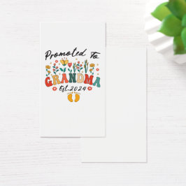 Promovido à vovó est. Placa GrandparPerfil 2024