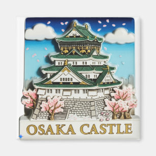 Prompt de Design de imã de geladeira (Castelo de O