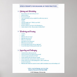 Prompts de voz Poster 18x24