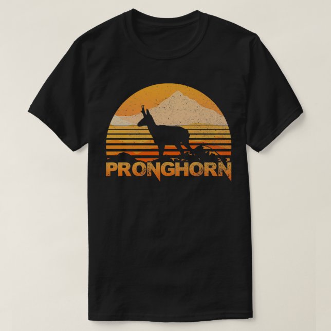 PRONGHORN Funny, Vintage Retro Pullover (Frente do Design)