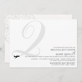 Pronta para Descolagem Q Convite inicial de casame