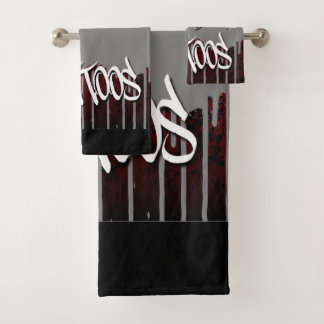 Pronto 4 Tatuagens Conjunto de Toalhas de 3