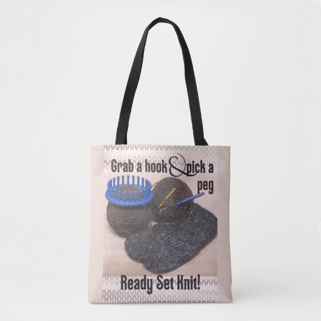 Pronto, Knit! Tote (Frente)