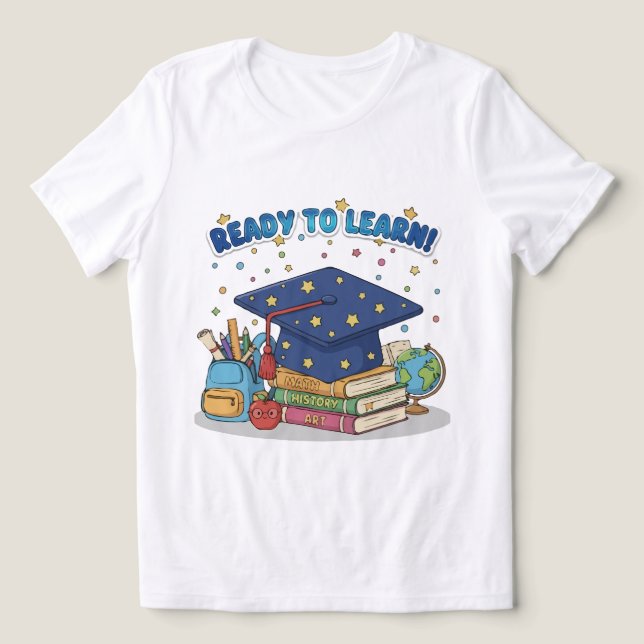 Pronto para Aprender Suprimentos Escolares Fofos G (Design frontal)