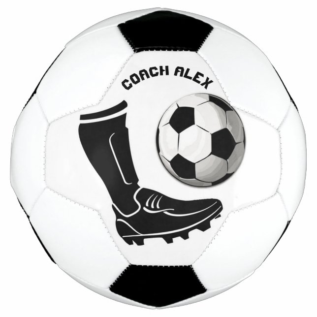 Pronto para Chutar! Bola Personalizada de Futebol (Frente)