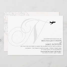 Pronto para Descolagem N Convite Inicial de Casame