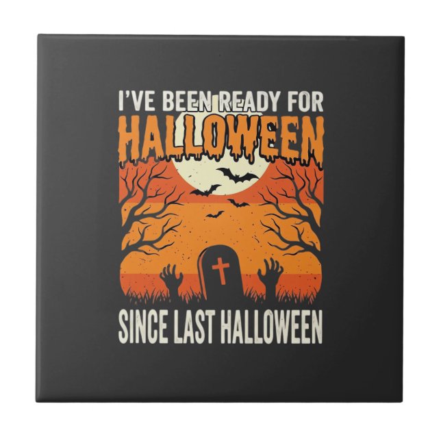 Pronto Para O Design De Cemitério De Halloween_1 (Frente)