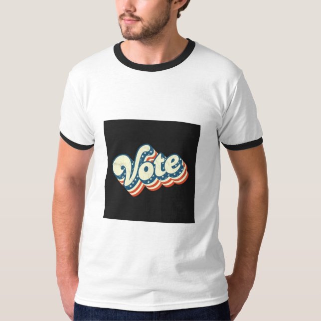 Pronto para o dia das eleições com nossa camisa pe (Frente)
