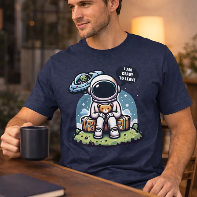 Pronto para Partir – Fofa Arte Espacial de Astrona (Criador carregado)