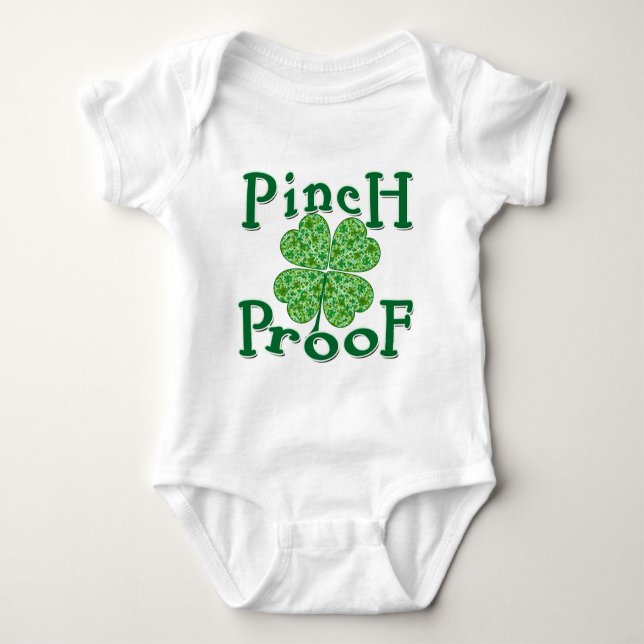 PROOF PINCH com camiseta irlandesa Shamrocks (Frente)