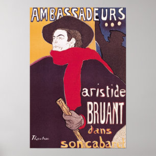 Propaganda de poster Aristide Bruant