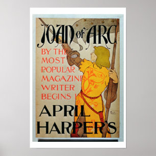 Propaganda de poster "Joana do harpista do arco"