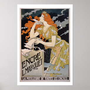 Propaganda de poster 'L. Marquet Tinta, o melhor