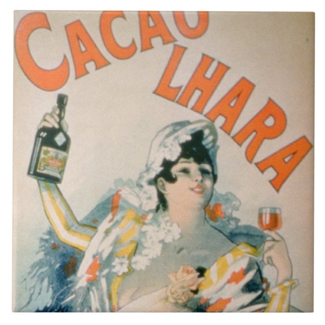 Propaganda de poster "Lhara Creme de Cacau", Digon (Frente)