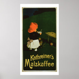 Propaganda de poster para 'o malte Coffee de
