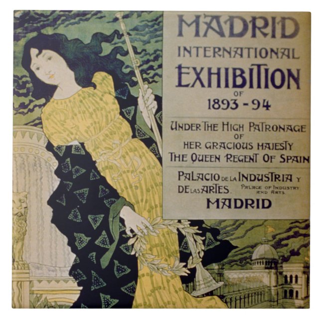 Propaganda para 'o International Exhibi de Madrid (Frente)