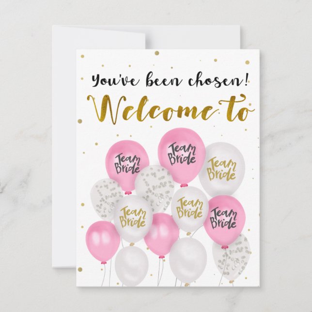 Proposta de Bridesmaid - Cartão (Frente)